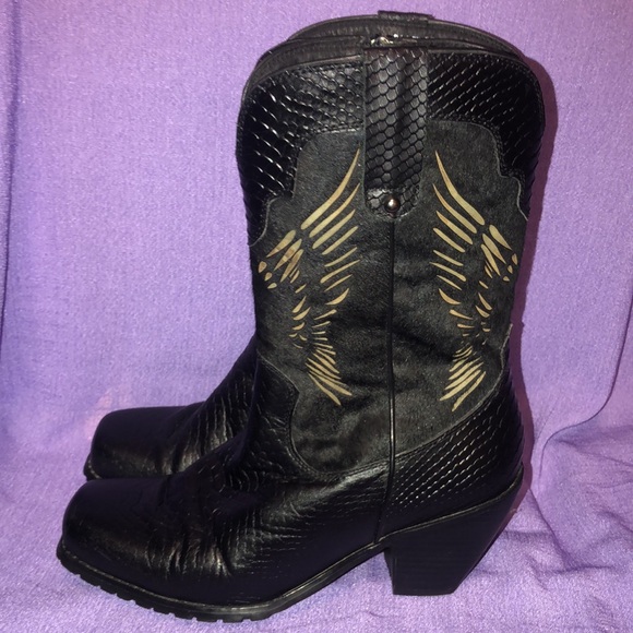 Used Women’s Ride Tec Motorcycle Boot Size 10 8547 Black - Picture 5 of 12